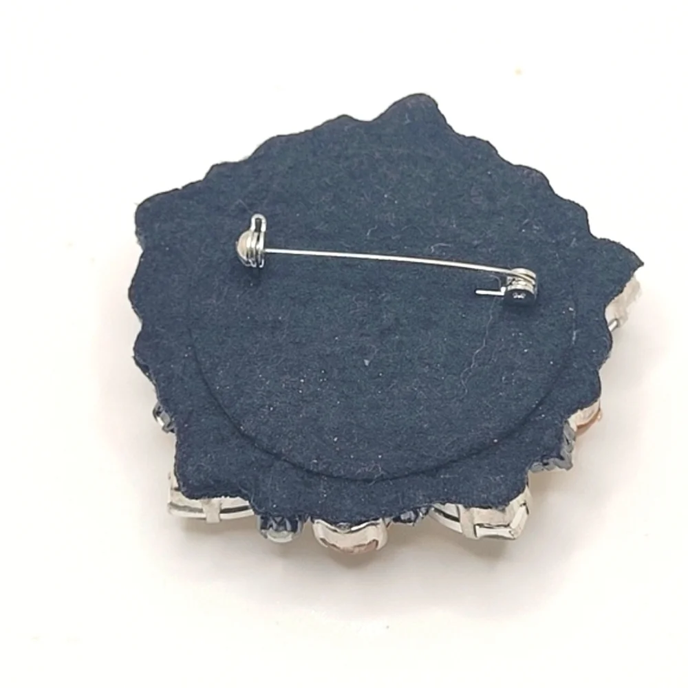 RARE FIND Vintage Large Rhinestone Faceted Stones Individually Set